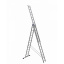 Алюминиевая трехсекционная лестница усиленная 3 х 14 ступеней (полупрофессиональная) Одеса