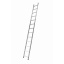 Алюминиевая односекционная приставная усиленная лестница на 13 ступеней (полупрофессиональная) Черкаси