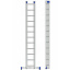 Алюминиевая трехсекционная лестница 3 х 12 ступеней (универсальная) Чернівці
