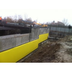 Вертикальная гидроизоляция фундаментов из пвх мембраны. Мелитополь