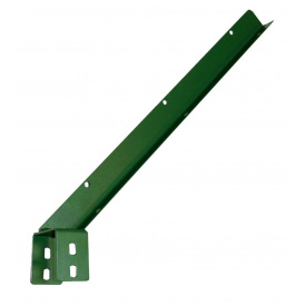 Г-подібний навіс L 0,5 60х80х2,0 Ц.Г. + ППЛ RAL 6005