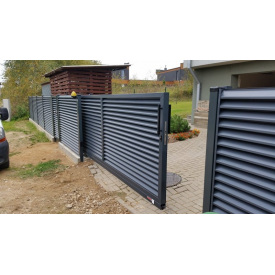 Ворота жалюзі 4 м * 2,4 м відкатні