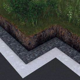 Накопительный мат INTENSIVE UNIVERSAL для зеленой кровли з баластом