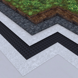 Дренажний накопичувальний мат EXTENSIVE EXTREME для зеленої покрівлі