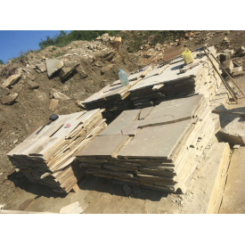 Песчаник, плашка крупноформатная гладкая толщина 30мм