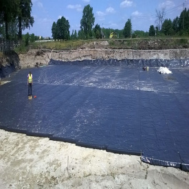 Гідроізоляційна геомембрана 1мм PVC-VI