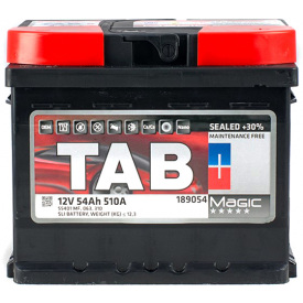 Автомобільний акумулятор 54 Ah/12V TAB Magic (0) Euro (189 054)