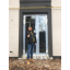 Алюминиевые двери Фрамекс (Украина) шириной 75 мм с трехлепестковыми петлями, надежные усиленные дверные петли Киев