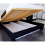 ліжко Віола 160 м`яка спинка з підйомним механізмом білий глянець + чорний мат Миро-Марк Київ