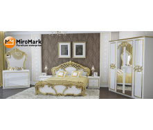 Спальня Ева 4Д белый глянец Миро-Марк