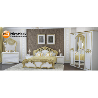 Спальня Ева 4Д белый глянец Миро-Марк
