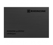Фальцевий лист Rheinzink Schiefergrau з цинк-титану 0,7х1000 мм