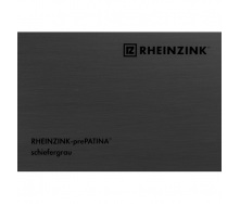 Фальцевый лист Rheinzink Schiefergrau из цинк-титана 0,7х1000 мм
