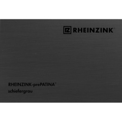 Фальцевий лист Rheinzink Schiefergrau з цинк-титану 0,7х1000 мм Київ