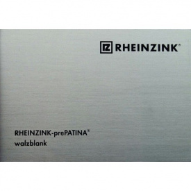 Фальцевий лист Rheinzink Walzblank з цинк-титану 0,7х1000 мм
