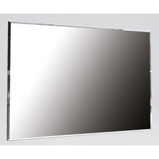 Зеркало Фемели 100х80 белый глянец Миро-Марк