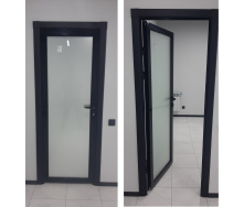 Алюмінієві двері міжкімнатні з фарбуванням по PAL 700-2000 мм