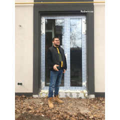 Двері для будинку з алюмінію Aluprof (Польща) з фарбуванням Хуст