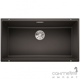 Гранитная кухонная мойка Blanco Subline 800-U 523148 серый беж