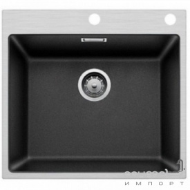 Гранитная кухонная мойка Blanco Subline 500-IF/A 524111 антрацит