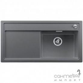 Гранитная мойка с сушкой Blanco Zenar XL6S 523946 правая алюметаллик