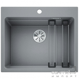 Гранитная кухонная мойка Blanco Etagon 6 Silgranit 524539 антрацит