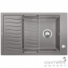 Гранитная кухонная мойка с сушкой Blanco Elon 45S 520997 кофе