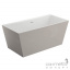 Прямокутна ванна окремостояча Polimat Lea 170х80 00416 біла/попеляста Житомир