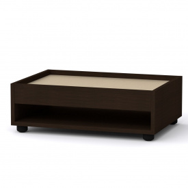 Стол журнальный-2 МГ-6 Компанит Венге комби (60х42х20 см)