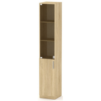 Книжный шкаф КШ-9 дуб сонома Компанит 