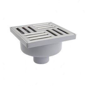 Трап ANI Plast TA5212EU вертикальный с нержавеющей решеткой 150х150