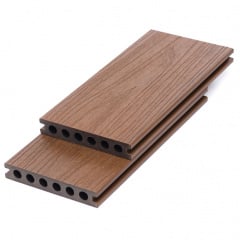 Террасная доска двухсторонняя ДПК Легро LEGRO ULTRA NATURALE TEAK дерево-полимерная композитная доска искусственная для террасы, дорожек коричневая Ровно