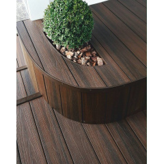 Террасная доска двухсторонняя ДПК Легро LEGRO ULTRA NATURALE WALNUT дерево-полимерная композитная доска искусственная для террасы, коричневых дорожек Киев