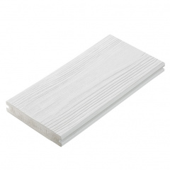 Терасна дошка двостороння Легро LEGRO EVOLUTION FASHION WHITE 3D-текстура дерево-полімерна композитна дошка для тераси, бесідки, басейну біла Івано-Франківськ