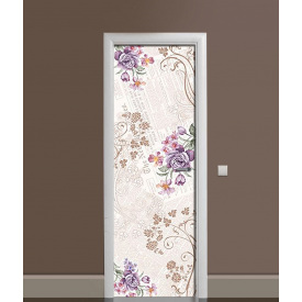 Наклейка на дверь Zatarga «Винтажная душа» 650х2000 мм виниловая 3Д наклейка декор самоклеящаяся