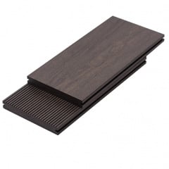 Террасная доска двухсторонняя ДПК Брюгган BRUGGAN MULTICOLOR WENGE дерево-полимерная композитная доска искусственная для террасы и бассейна коричневая Николаев