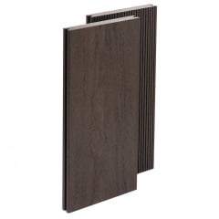 Террасная доска двухсторонняя ДПК Брюгган BRUGGAN MULTICOLOR WENGE дерево-полимерная композитная доска искусственная для террасы и бассейна коричневая Николаев