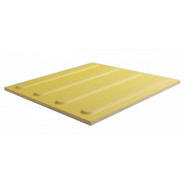 Тактильная плитка керамогранитная полоса 300х300х10