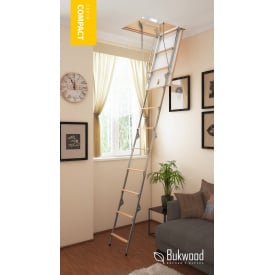 Чердачная лестница Bukwood Compact Metal Mini 100х60 см