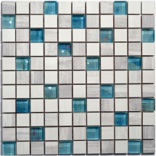 Фото - Мозаика керамическая Kotto Keramika CM 3108 C3 Laterizio Griz-Laterizio Bianco-Lgrunde Glass 300х300 мм Мозаика керамическая Kotto Keramika CM 3108 C3 Laterizio Griz-Laterizio Bianco-Lgrunde Glass 300х300 мм