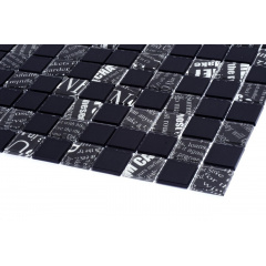 Мозаика стеклянная Kotto Keramika GMP 0425049 С2 Print 45/Black 00 300х300 мм Киев