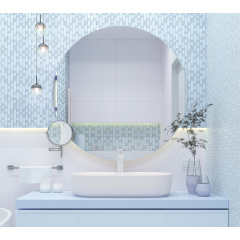 Мозаика стеклянная Kotto Keramika GM 8015 C2 Silver S5/White 300х300 мм Полтава