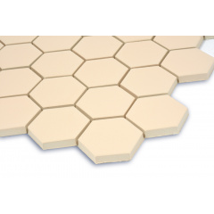 Мозаика керамическая Kotto Keramika H 6007 Hexagon Bisque 295х295 мм Ровно