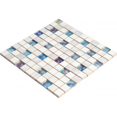 Мозаика керамическая Kotto Keramika CM 3107 C3 Laterizio Griz-Laterizio Bianco-Line Glass 300х300 мм Київ