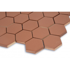 Мозаика керамическая Kotto Keramika H 6009 Hexagon Brown 295х295 мм Запорожье