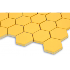 Мозаика керамическая Kotto Keramika H 6025 Hexagon Dark Yellow 295х295 мм Хмельницкий
