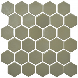 Мозаика керамическая Kotto Keramika H 6012 Hexagon Maus Grey 295х295 мм