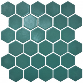 Мозаика керамическая Kotto Keramika H 6017 Hexagon Aqvamarine 295х295 мм