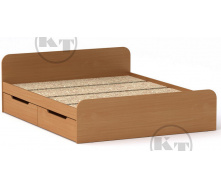 Ліжко з ящиками Віола 160х200 бук Компаніт