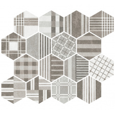 Фото - Плитка керамогранит Equipe Hexatile Cement Geo Grey 22101 17,5х20 см Плитка керамогранит Equipe Hexatile Cement Geo Grey 22101 17,5х20 см